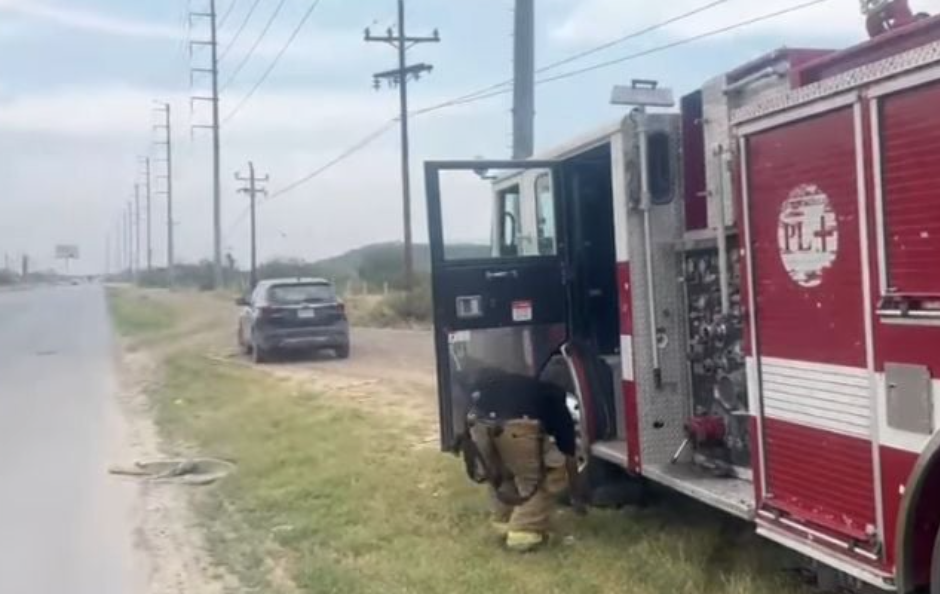 Cinco corporaciones de auxilio en Nuevo León controlan incendio